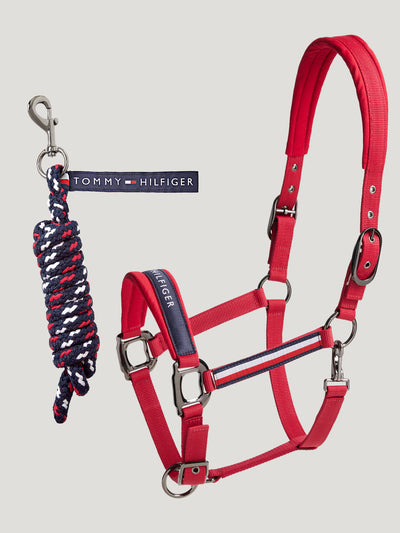Yale Set Halfter und Führstrick PRIMARY RED