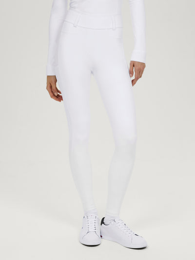 Highland Hybrid Kniebesatz Reithose OPTIC WHITE